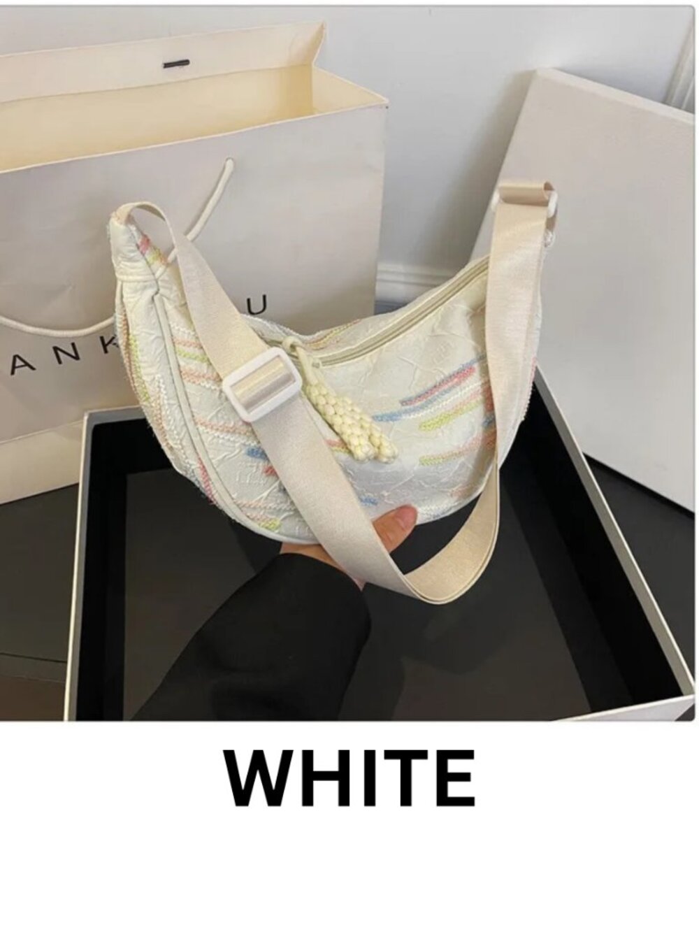 Small Nylon Crossbody Bag - Picture 4 of 11